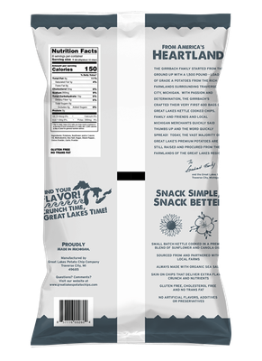 Sea Salt Pepper & Onion Potato Chips