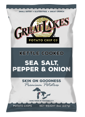 Sea Salt Pepper & Onion Potato Chips
