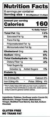 Bold Sea Salt & Vinegar Potato Chips