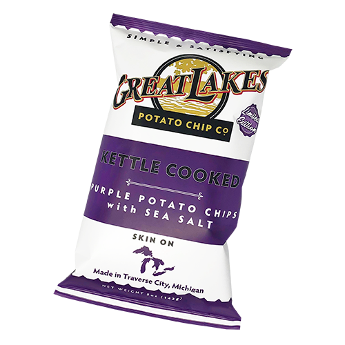 Purple Potato Chips with Sea Salt